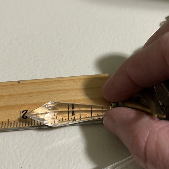 VTG Cookie Lee Gold Tone Necklace with Clear Crystals, Gold Spikes - Picture 8 of 9